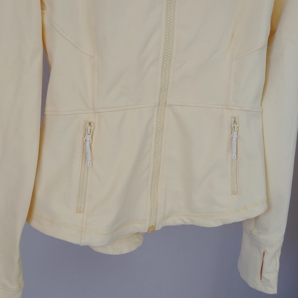 Titika Jacket Zip Up Sweater Yellow Lace Size Small - Picture 9 of 16